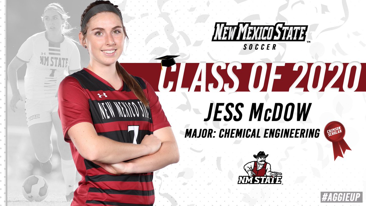 NMStateWSOC's tweet photo. Stars on the pitch and in the classroom, congratulations ladies!  📚🗞️

#AggieUp https://t.co/T5CszBMtbh