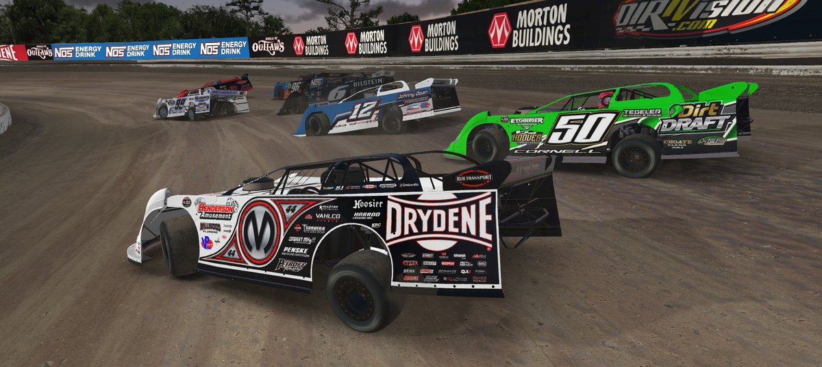 TeamDrydene's tweet image. Ready for a @WoOLateModels @WorldofOutlaws eDirt Racing Shootout on @CBSSportsNet. 8PM tonight, see you at the virtual @TheDirtTrack 🏁
@CoreyGordon23 @SBR_TeamZero 
@sharkracingWoO @LSchuchart1s @JacobAllen1a 

📷: @JoeGrabianowski/@IracingJz 

#RacingTogether #GoTeamDrydene