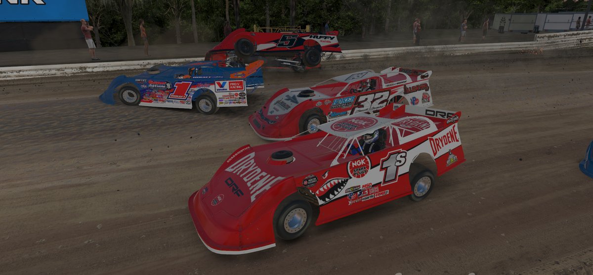 TeamDrydene's tweet image. Ready for a @WoOLateModels @WorldofOutlaws eDirt Racing Shootout on @CBSSportsNet. 8PM tonight, see you at the virtual @TheDirtTrack 🏁
@CoreyGordon23 @SBR_TeamZero 
@sharkracingWoO @LSchuchart1s @JacobAllen1a 

📷: @JoeGrabianowski/@IracingJz 

#RacingTogether #GoTeamDrydene