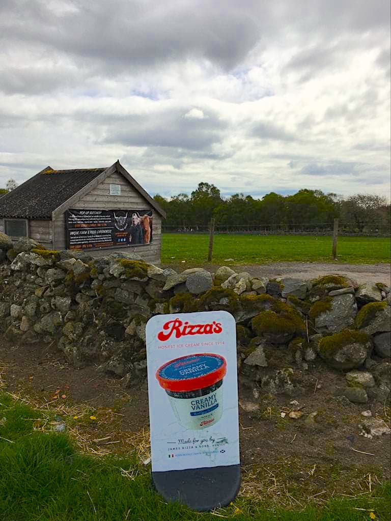 Who fancies some Ice Cream? 🍨🍦If you need a pit stop while passing our Lochton Farm Shop on your daily exercise routine, we are delighted to be stocked up on <a href="/Rizzasicecream/">Rizza's Ice Cream</a> snack size tubs - with the choice of 4 flavours; Vanilla, Mint Choc Chip, Salted Caramel &amp; Strawberry!