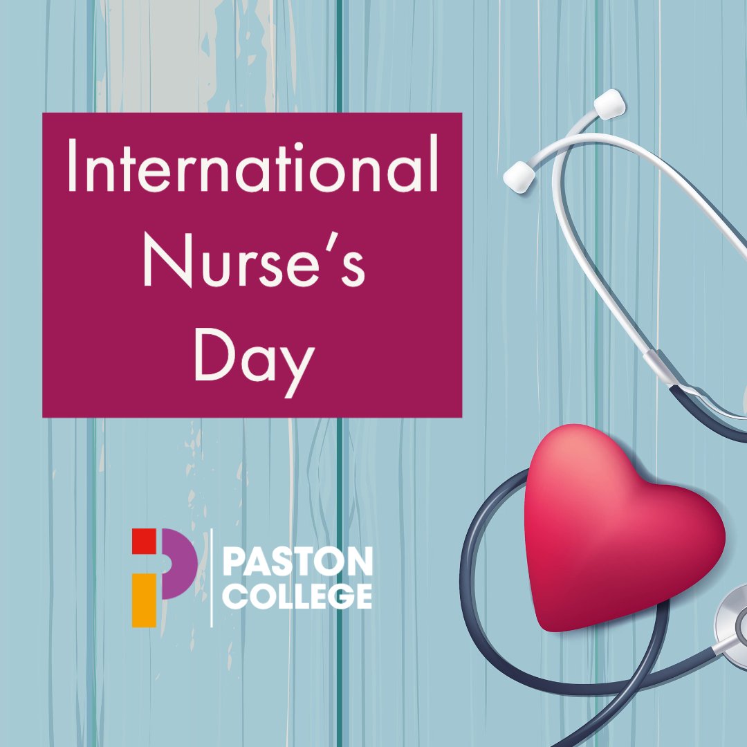 PastonCollege's tweet photo. We're sending a huge thank you to the hardworking nurses of the NHS this International Nurse's Day https://t.co/gxgtFjti0g