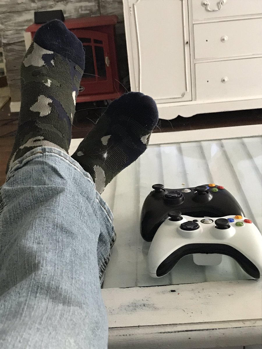 Maybe enjoy some gaming after all your work is done today!  I love these awesome camo socks!  Be well everyone! #shmswellness