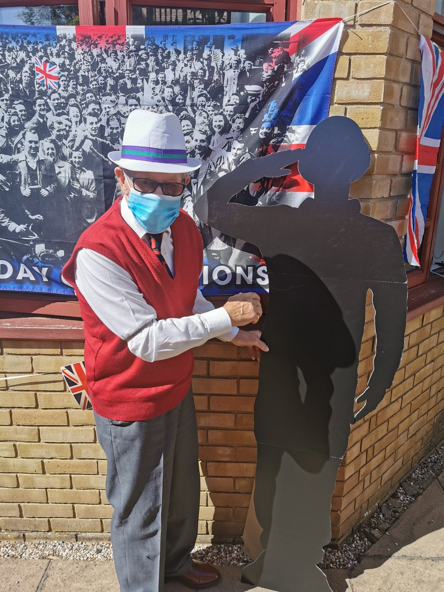 thermbi's tweet photo. Residents and staff in all homes enjoyed celebrating #VEDay with garden parties complete with buffet and cakes. 

Everyone joined in with the nation singing “We’ll Meet Again” by Vera Lynn. 

#VEDay #VEDay75  #lestweforget #VEDay2020 https://t.co/i784FEqmO7