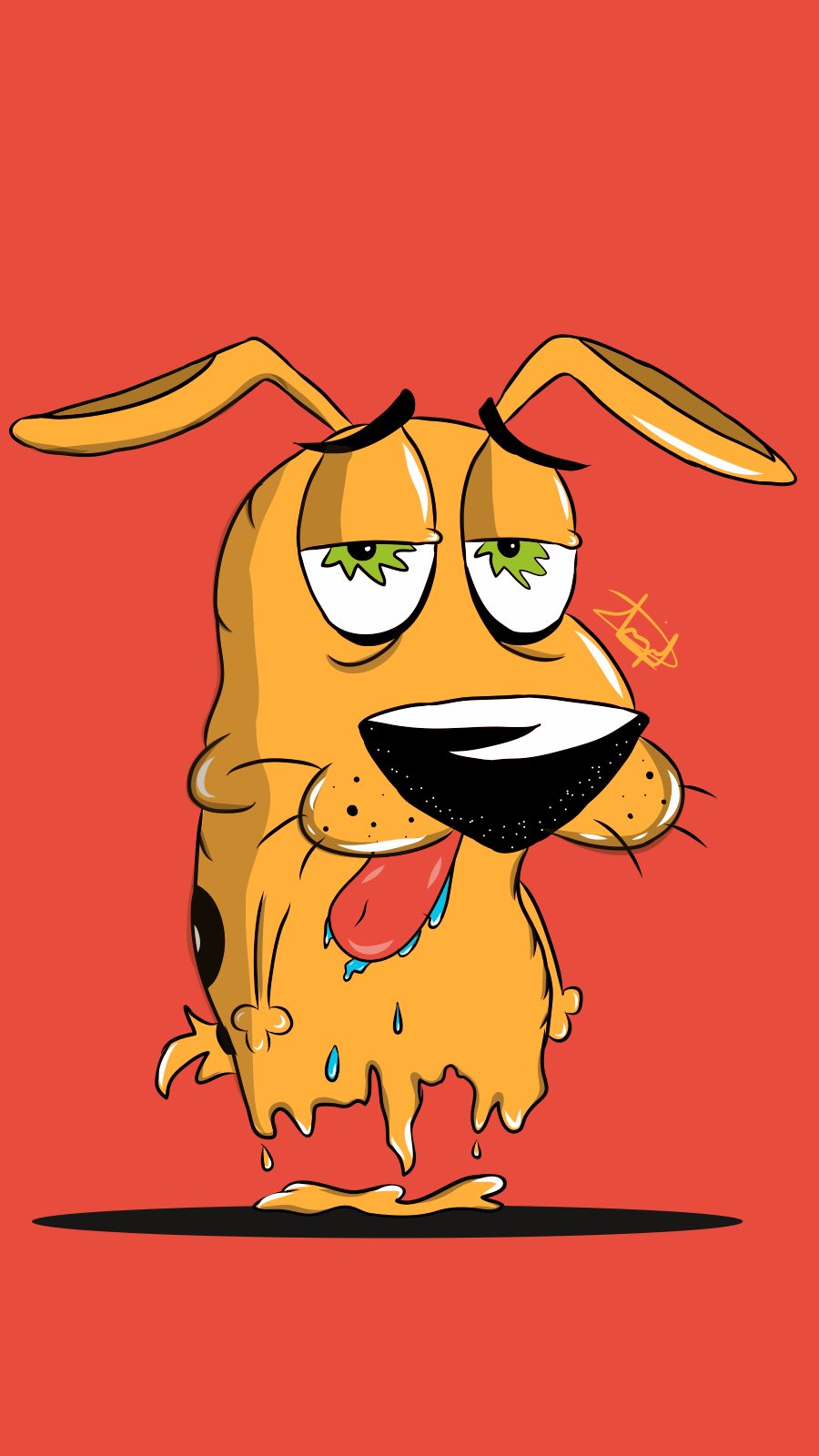 4K Courage the Cowardly dog Wallpapers  Hintergründe