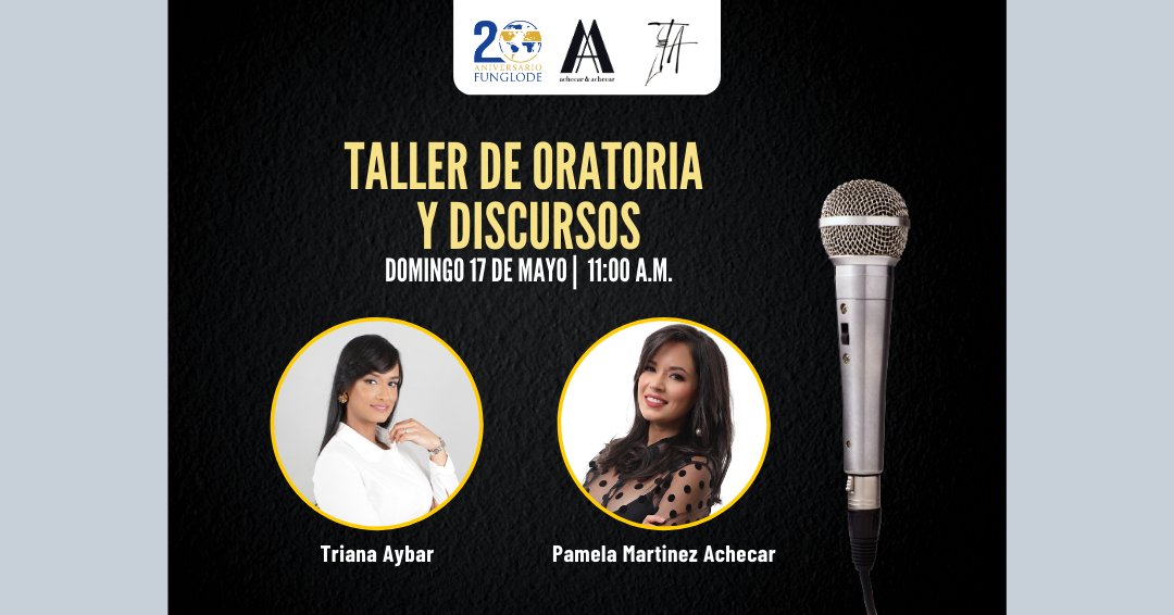 Debate_FUNGLODE's tweet image. TALLER DE ORATORIA Y DISCURSOS - 17 DE MAYO  📆 - mailchi.mp/33898633f9f8/y…