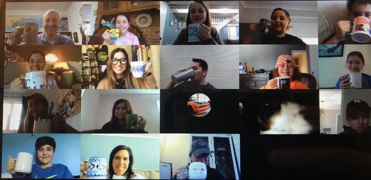 TeamPrice25's tweet photo. Spreading positive vibes during Coffee Talk aka Dunkin’ with DeAngelis this morning. #motivationalmaymeetings #doublemugpic #teamprice @mcelhiney_scott https://t.co/FlvqicLaUP