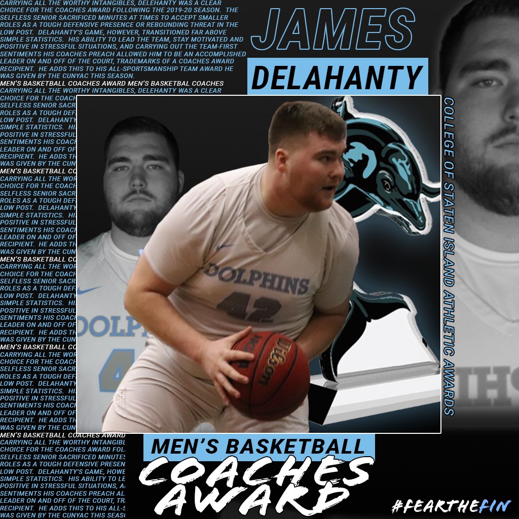 CSIDolphins's tweet photo. A pair of seniors take home awards for #CSIMBB as James Delahanty is the Coaches Award winner and Adeola Latunji is the team's MVP!  #Fearthefin

Story - https://t.co/UtLoxycR65 https://t.co/25aYq02eZS