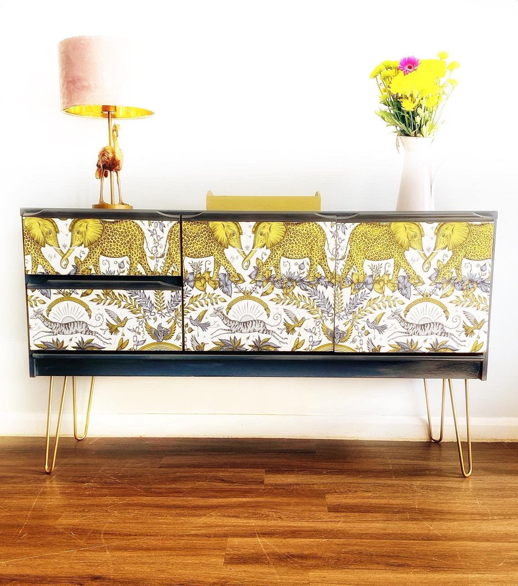 Lyn644Marie's tweet image. Excited to share this item from my #etsy shop: Mid century modern retro sideboard upcycled etsy.me/3fJx23C