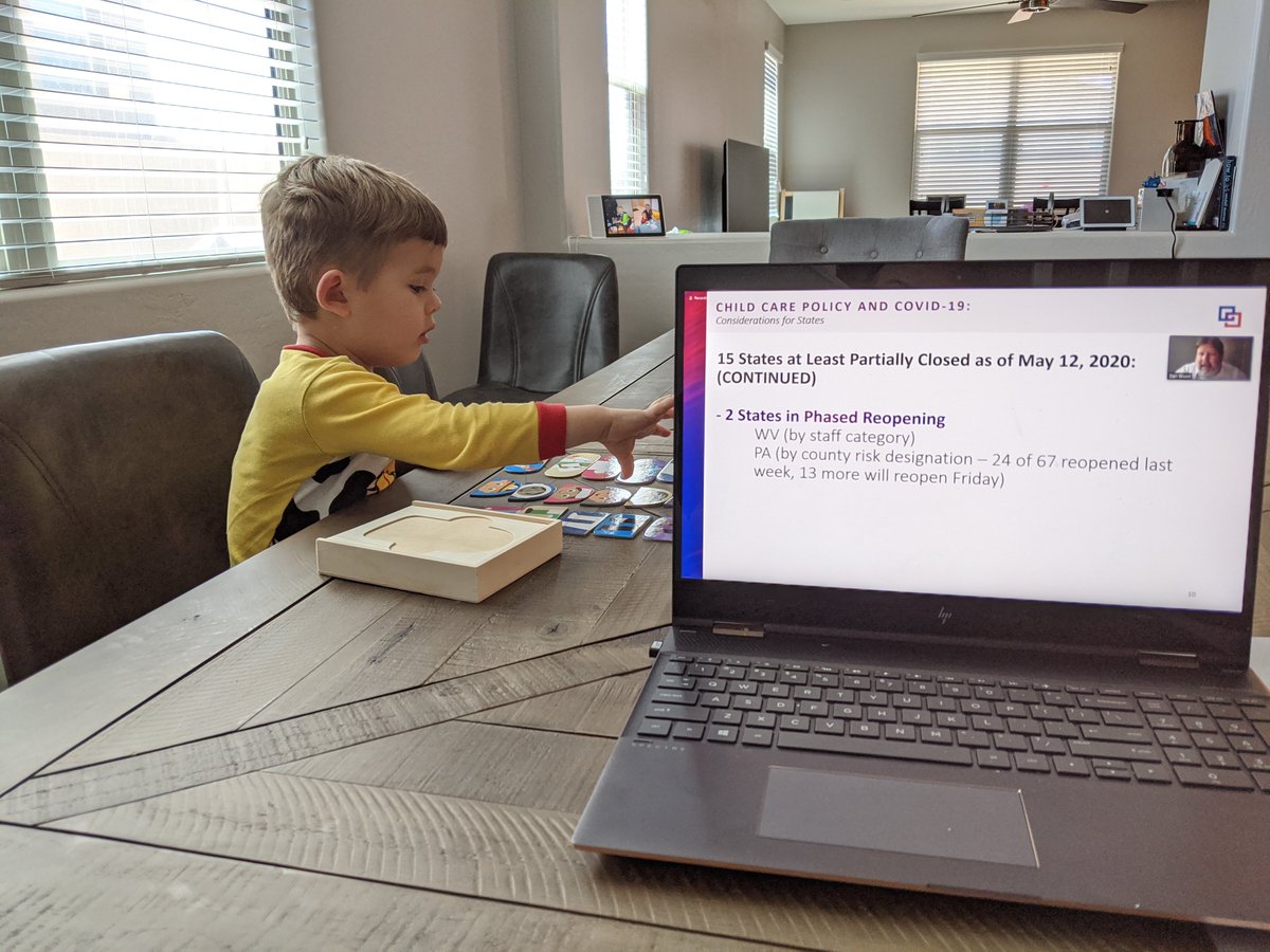 Listening in on the @USCCFeducation Status of Childcare Webinar, with one of my coworkers. 

#childcare #pathforward #covid19