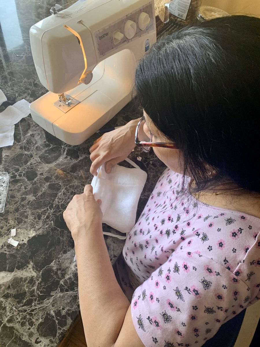 TNOtoronto's tweet image. As one of the women in our sewing collective said, the project allowed her “to be busy during this social distance time and have less mental pressure about this epidemic. We are so appreciative of everyone’s support and commitment on this successful project #communitylove