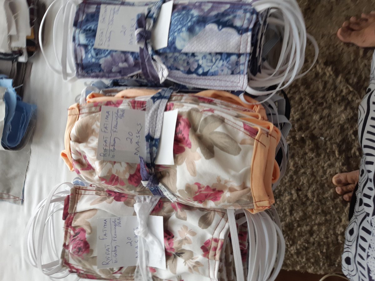 TNOtoronto's tweet image. As one of the women in our sewing collective said, the project allowed her “to be busy during this social distance time and have less mental pressure about this epidemic. We are so appreciative of everyone’s support and commitment on this successful project #communitylove