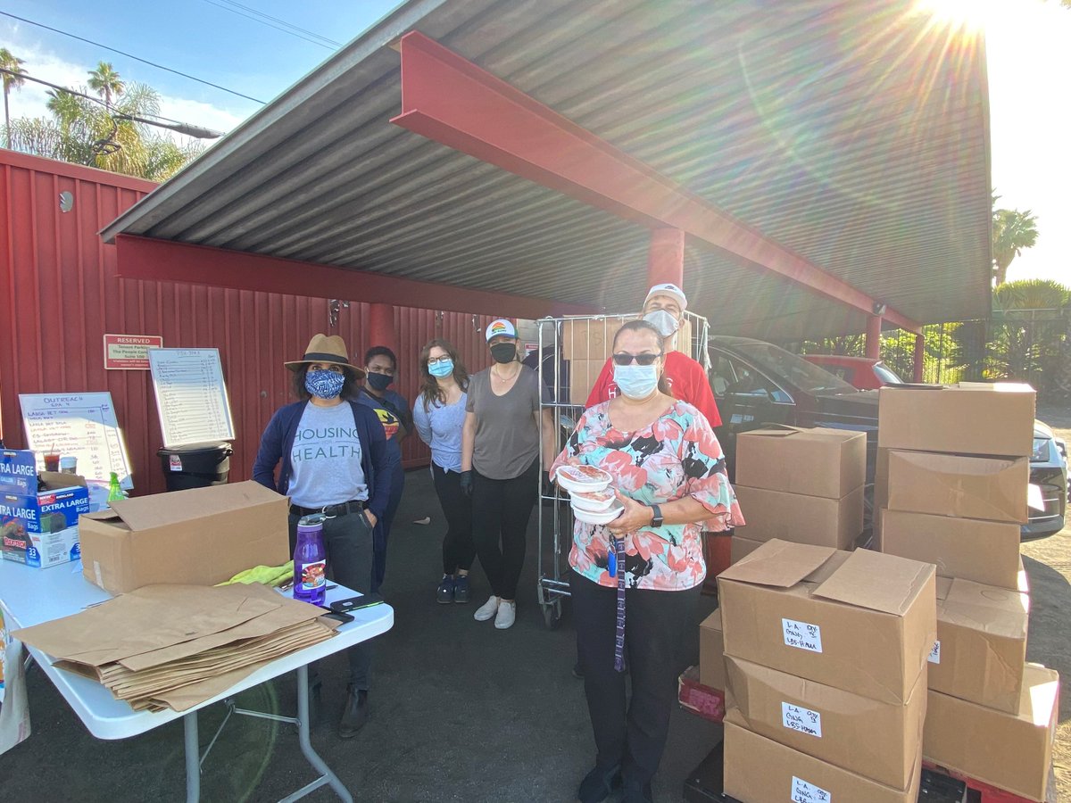 We want to thank Leepi Shimakhada &amp; the Department of Health Services’ Housing for Health Division for providing meals to residents that were formerly homeless &amp; now living in permanent supportive housing. We are grateful to  serve those most at need during the COVID-19 pandemic.