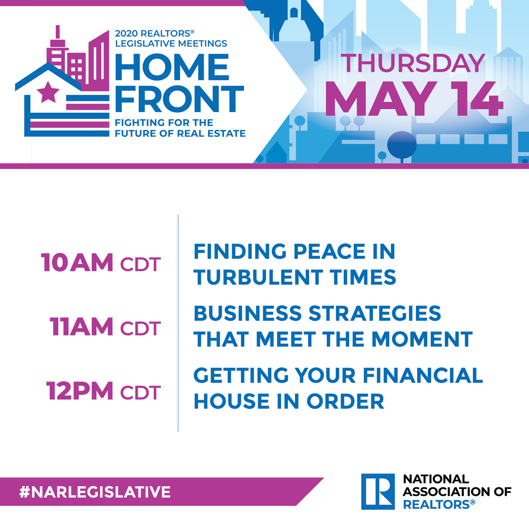 Have questions for Paula Monthofer, Brian Buffini, or Leigh Brown? Their sessions will cover Finding Peace in Turbulent Times, Business Strategies that Meet the Moment, &amp; Getting Your Financial House in Order. Comment with your questions. #NARLegislative  ow.ly/KUcZ50zEdGD