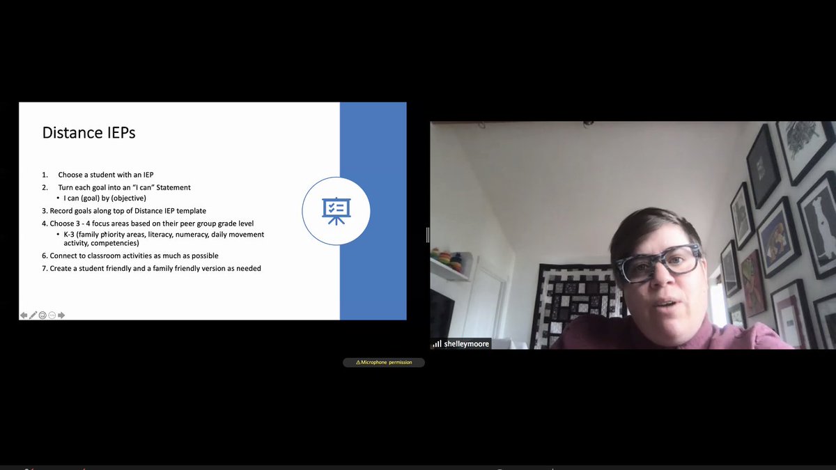 adamrurka1's tweet image. Knowledge bomb from @tweetsomemoore during the @crconsortium session today. "SMART goals cannot role at home. There is no parent that is going to collect quantitative data on their child. Instead, we can turn them into I-Can statements."