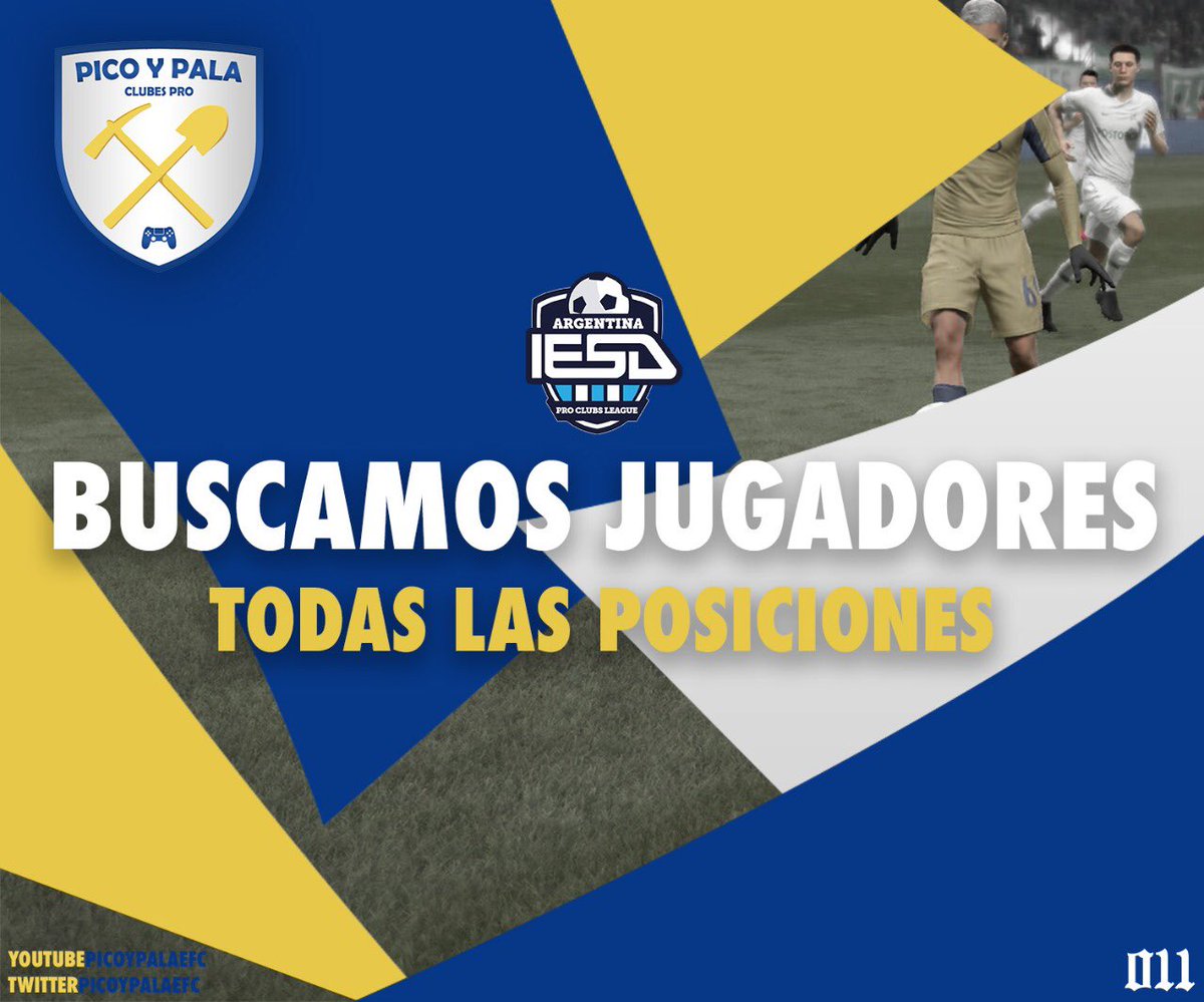 picoypalaefc's tweet photo. 🔻Buscamos jugadores para participar en la próxima temporada de @IESAArgentina y @EFAargentina  donde participaremos en Segunda División 🔻

⚠️Todas las posiciones⚠️

🔴Requisitos🔴

🔹Disponibilidad horaria 22 a 00hs
🔸Compromiso
🔹Mic/Discord

📩Mándanos MD 📩

Se agradece RT https://t.co/0jYYVmqt7s