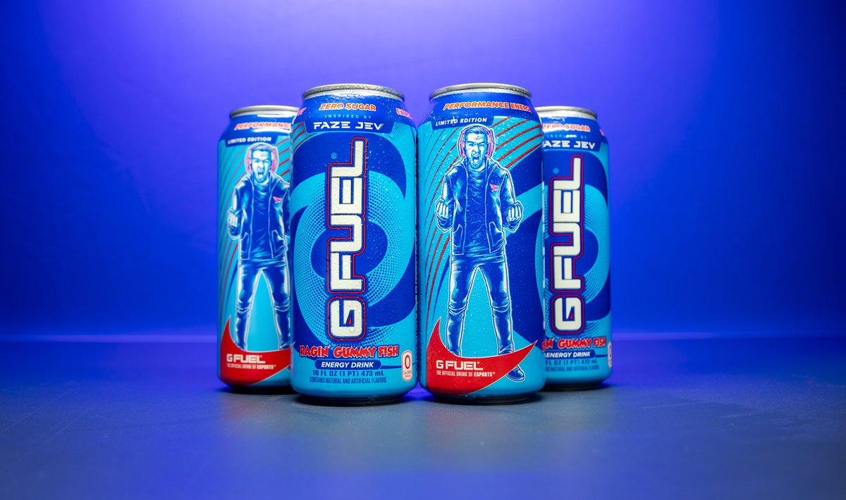 GFuelEnergy's tweet photo. ⚡️ FLASH GIVEAWAY + EARLY ACCESS‼️

🗣YO!!! Early-access “RAGIN’ GUMMY FISH” emails have been sent to a bunch of you who signed for it!

‼️ ALSO! I’m choosing 2 people to win a 4 pack of Gummy Fish cans!

💙 LIKE + RT + COMMENT “🐟” TO ENTER!

⭐️ WINNERS ANNOUNCED TOMORROW! https://t.co/CFLd67l5ig
