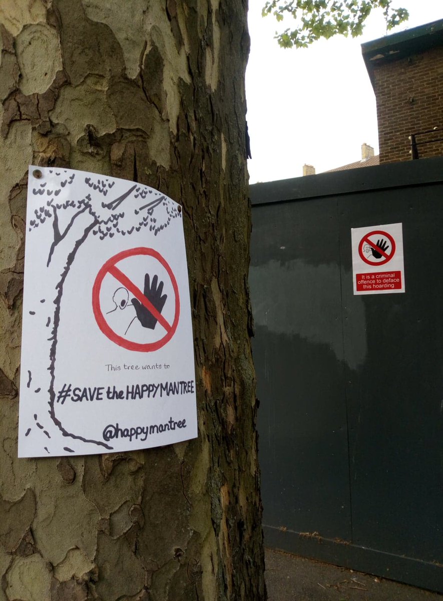 Berkeley Homes - HANDS OFF YOUR HOARDING?
HANDS OFF OUR TREE!

#savethehappymantree from ruthless <a href="/BerkeleyGroupUK/">Berkeley Group</a> 
 
<a href="/XRebellionUK/">Extinction Rebellion UK 🌍</a> <a href="/XRHackney/">Extinction Rebellion Hackney 🚲🐝🌱</a> <a href="/hackneycouncil/">Hackney Council</a> <a href="/hackneycitizen/">Hackney Citizen</a> <a href="/hackneygazette/">Hackney Gazette</a> <a href="/hackneygreens/">Hackney Green Party</a> <a href="/jonburkeUK/">Jon Burke 🌍</a> <a href="/PhilipGlanville/">PhilipGlanville</a> <a href="/TheStreetTree/">Paul Wood 🌳</a> <a href="/curiouswilds/">Rachel Summers</a> <a href="/TreesforCities/">Trees for Cities</a>