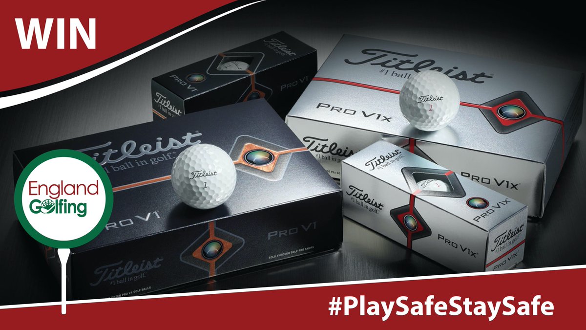 GolfingEngland's tweet photo. ** COMPETITION TIME **

To celebrate the return of golf, we're giving away a dozen Titleist Pro V1/Pro V1X to you &amp; your golf mate👍

TO WIN:
>> LIKE &amp; RT THIS POST
>> FOLLOW US @GolfingEngland
>> COMMENT “Yes Please’ &amp; TAG YOUR GOLF MATES

#PlaySafeStaySafe #EnglandGolfing https://t.co/WlkeUzIVvi