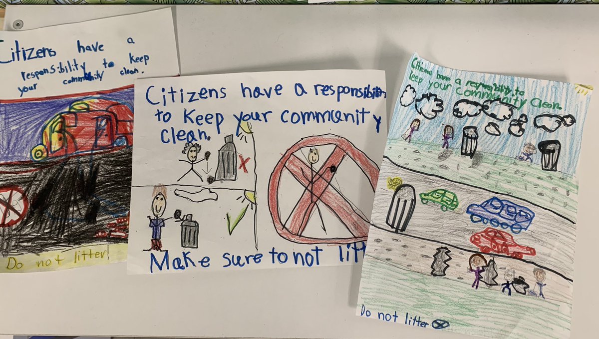 Miss_Flaim's tweet photo. Here’s another project! Students used a reading passage to learn about 🇺🇸 citizen’s responsibilities 🇺🇸 Then they worked collaboratively to make a poster to teach others about their responsibilities! #SecondGradeExplorers #WeAreBethpage https://t.co/OJ6d9gcLQv