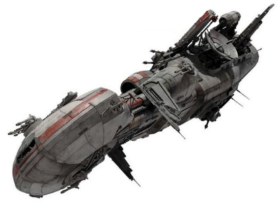 The Dornean ship was rescued from obscurity, originally a background model briefly seen in ROTJ. It was named by a fan named Ello137 in the old What's The Story? contest, making it a product of an allied species seen in the very underrated Black Fleet Crisis trilogy of EU novels.