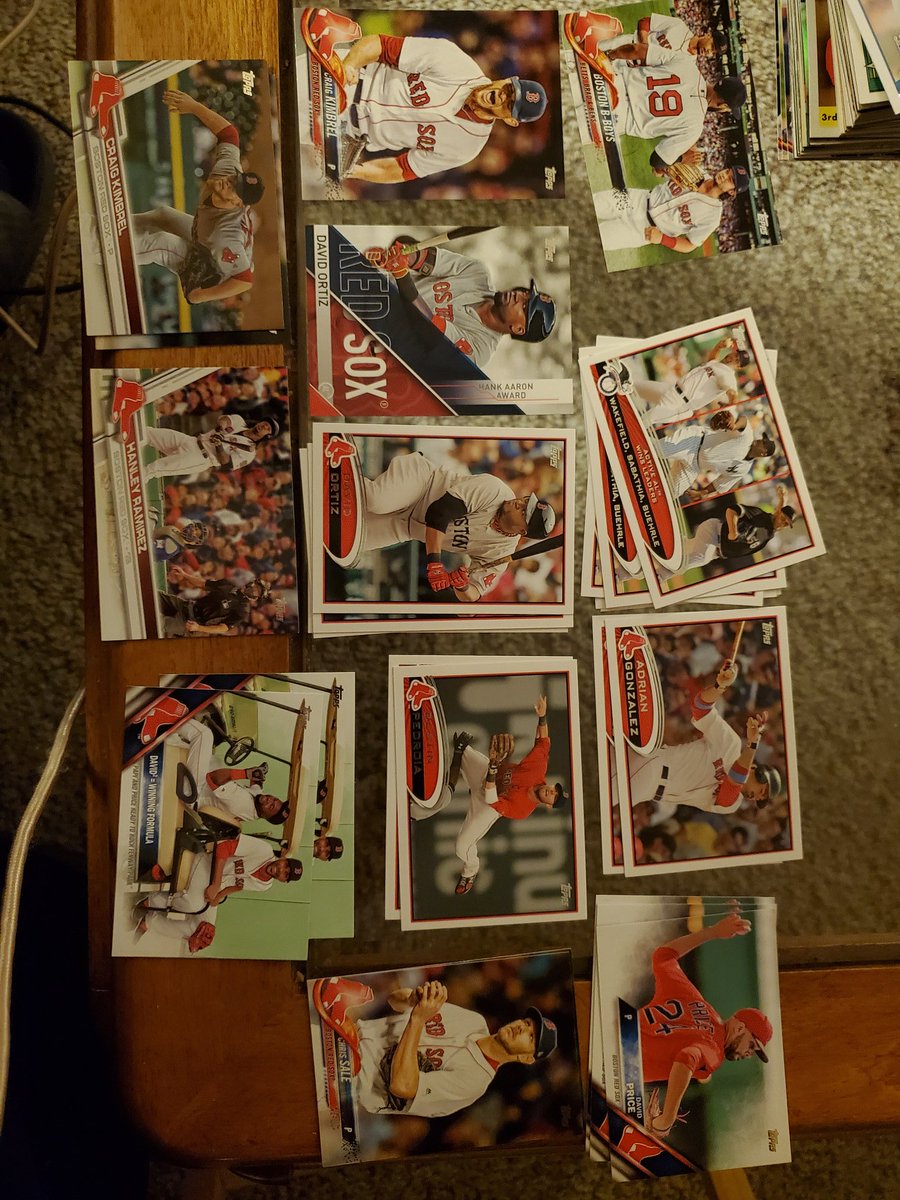 Red Sox.25 each. 5 for $1(Multiples of most)