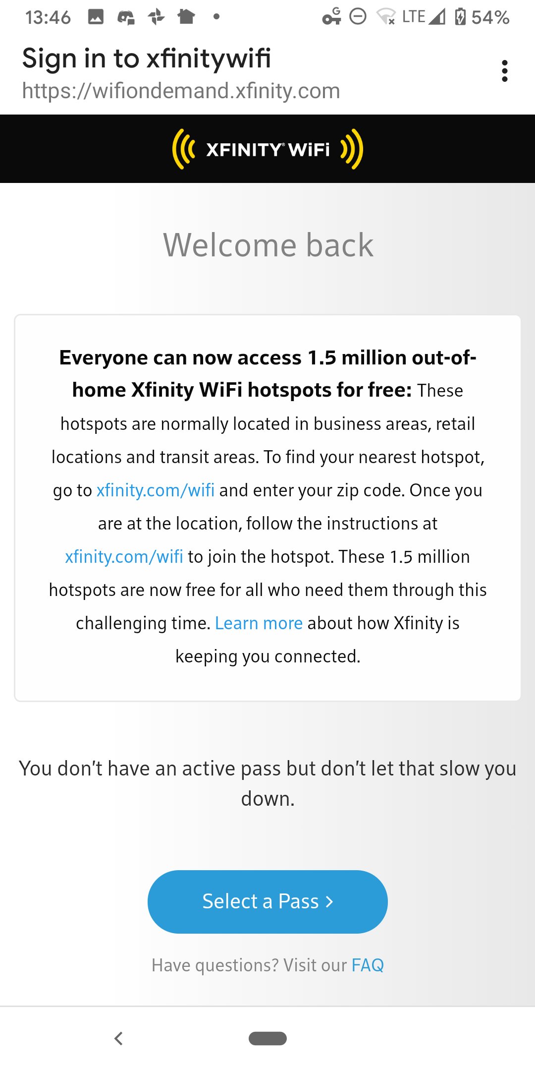Xfinity on Twitter "StewartalsopIII If you get that screen asking you pay, that means your