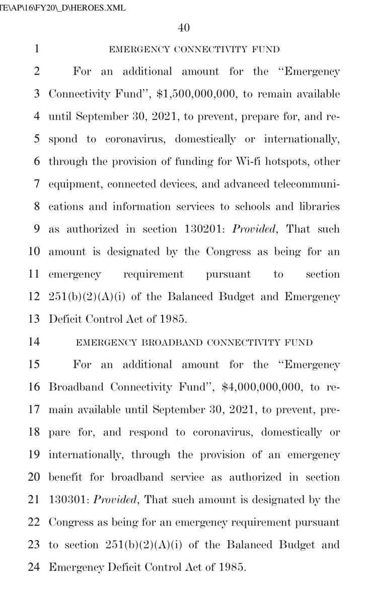 $1,500,000,000 for WiFi hotspots and $4,000,000,000 for high speed internet. I F**KING TOLD YOU GUYS MEMES WOULD DEFEAT CORONAVIRUS AND NANCY PELOSI LISTENED