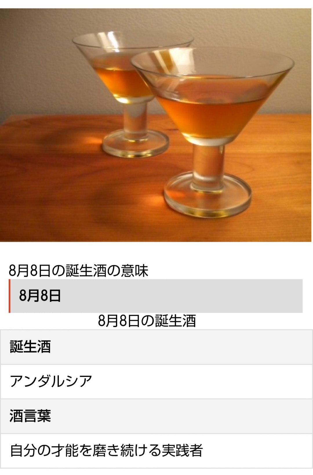 Uzivatel えーり Na Twitteru 調べたら コニャックとシェリーのお酒らしい シェリー の故郷がスペインのアンダルシア地方なんだ ほぇー チャンスあったら1度味わって見たいなぁ でもワタシと酒言葉が恥ずかしいぐらいに合ってないw あなたの誕生酒を教えて