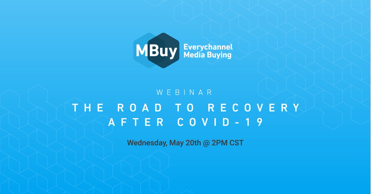 MBuyAdvantage's tweet photo. Join MBuy on May 20th for our newest webinar: The Road to Recovery After COVID-19, led by MBuy's Associate Account Director &amp; Strategic Lead, Katie Stadius. Register here: https://t.co/7byezAH40G https://t.co/hDIrd9OPcz
