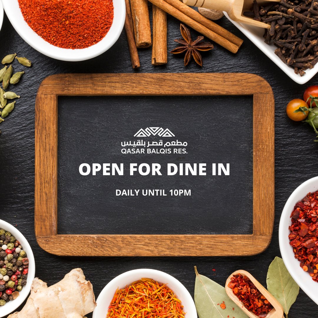 Qasar Balqis Restaurant On Twitter We Are Open For Dine In At Qasar Balqis Ampang You Can Also Order You Food From Foodpanda And Grabfood Or For Ampang Area