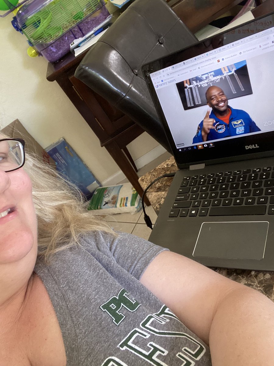 TrishBorgen's tweet photo. Thank you ⁦@Astro_Flow⁩ and ⁦@varsitytutors⁩ for the awesome lesson! What an engaging speaker! https://t.co/bzwVxFB4uy