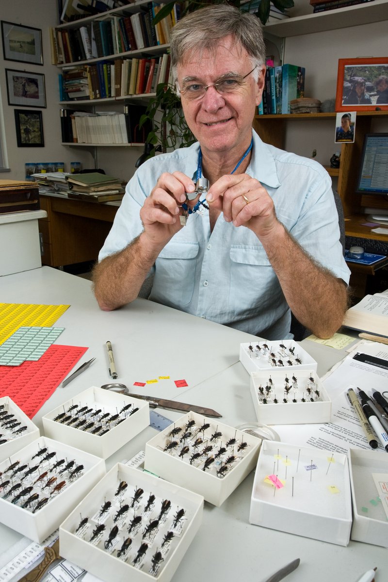 NMNH's tweet photo. Today we mourn the loss of our friend and colleague Terry Erwin, Research Entomologist and Curator of Coleoptera. Terry started his career @NMNH nearly 50 years ago, in July 1970. https://t.co/SMLbg0xbqx