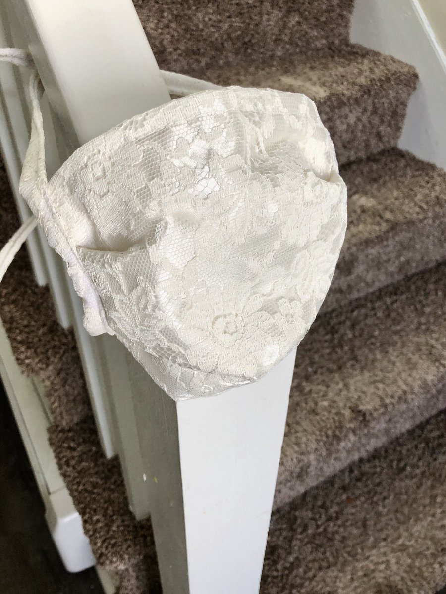 icca119's tweet photo. When you’re a mask maker &amp; a photographer friend asks you to make masks for a bride and the groom! #COVID19 #coronawedding #WEDDINGPHOTOGRAPHY #maskchallenge #maskingforafriend #MaskUp #SewingBee https://t.co/gomG9eNw7s