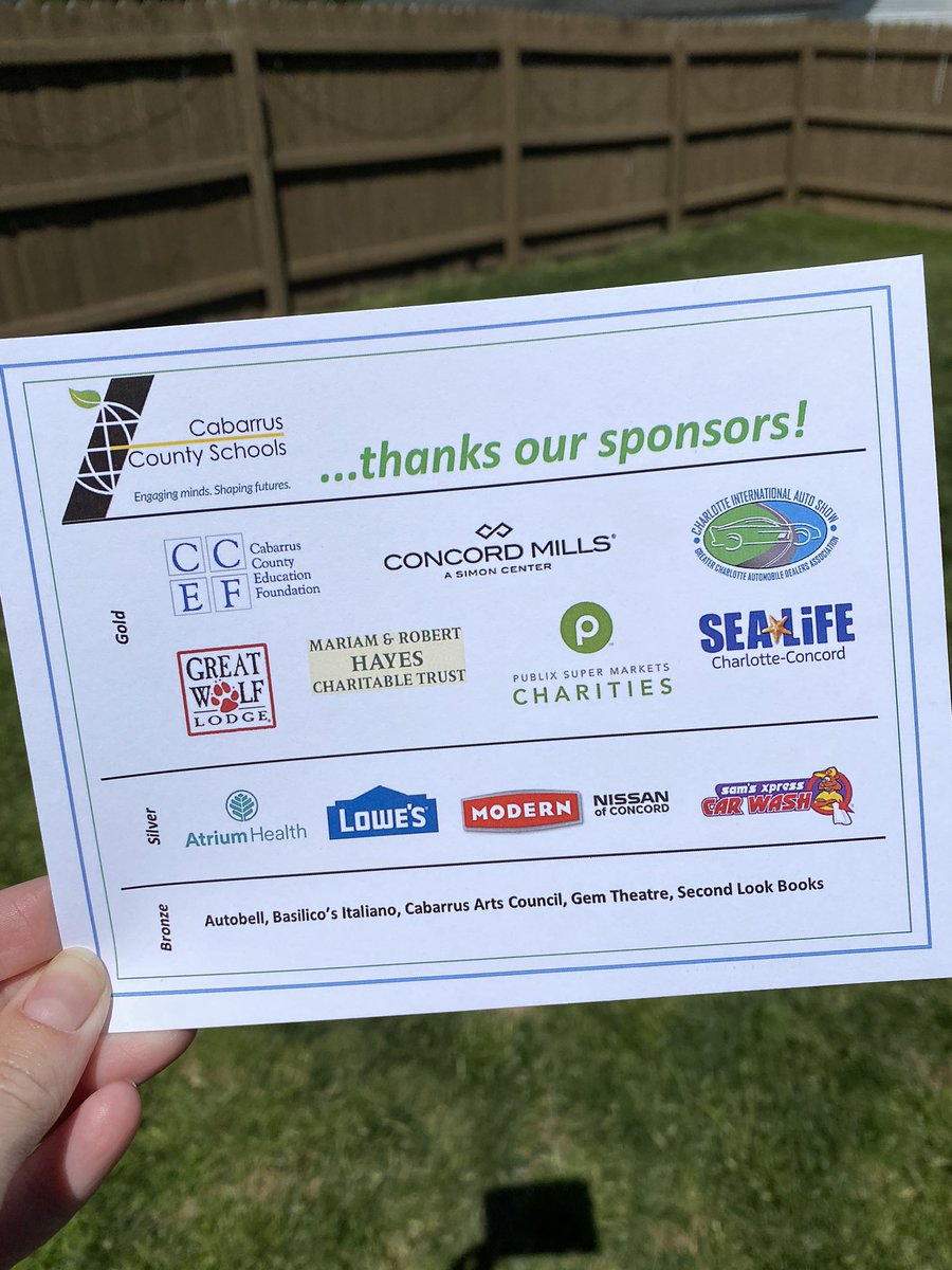 Brittany Francart (@mrsfrancart) on Twitter photo A huge thank you to <a href="/CabCoSchools/">Cabarrus Co. Schools</a> and all the wonderful sponsors that made this sweet gift possible. Thank you for all of your continuous support of Cabarrus County Teachers! #CabCoTOY2020 <a href="/CabCoHR/">CCS Human Resources</a> A huge thank you to <a href="/CabCoSchools/">Cabarrus Co. Schools</a> and all the wonderful sponsors that made this sweet gift possible. Thank you for all of your continuous support of Cabarrus County Teachers! #CabCoTOY2020 <a href="/CabCoHR/">CCS Human Resources</a>