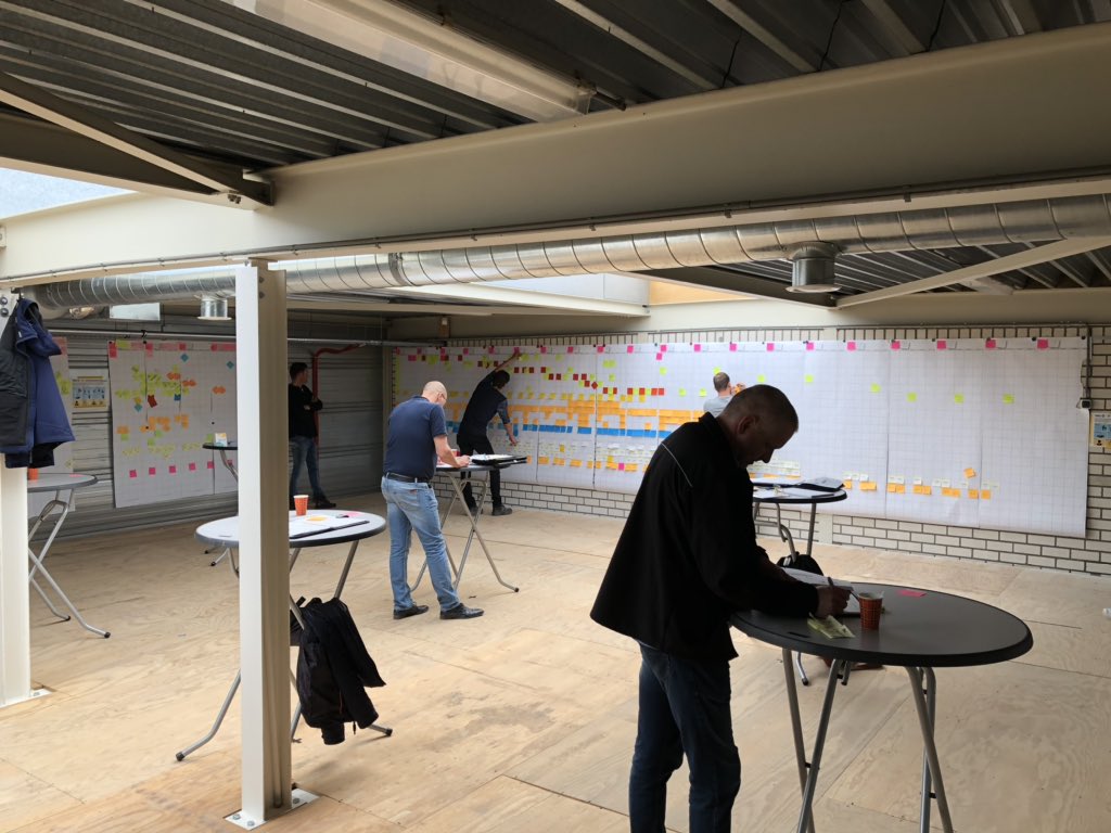 Vandaag hebben wij met onze partners de afbouw Lean planning gemaakt van ons <a href="/bouwkeet1/">Bouwkeet1</a>  project Cluster IV. In onze tijdelijke Lean ruimte van <a href="/BouwmijJanssen/">Bouwmij Janssen</a> konden de richtlijnen van het RIVM prima worden nageleefd👌🏻