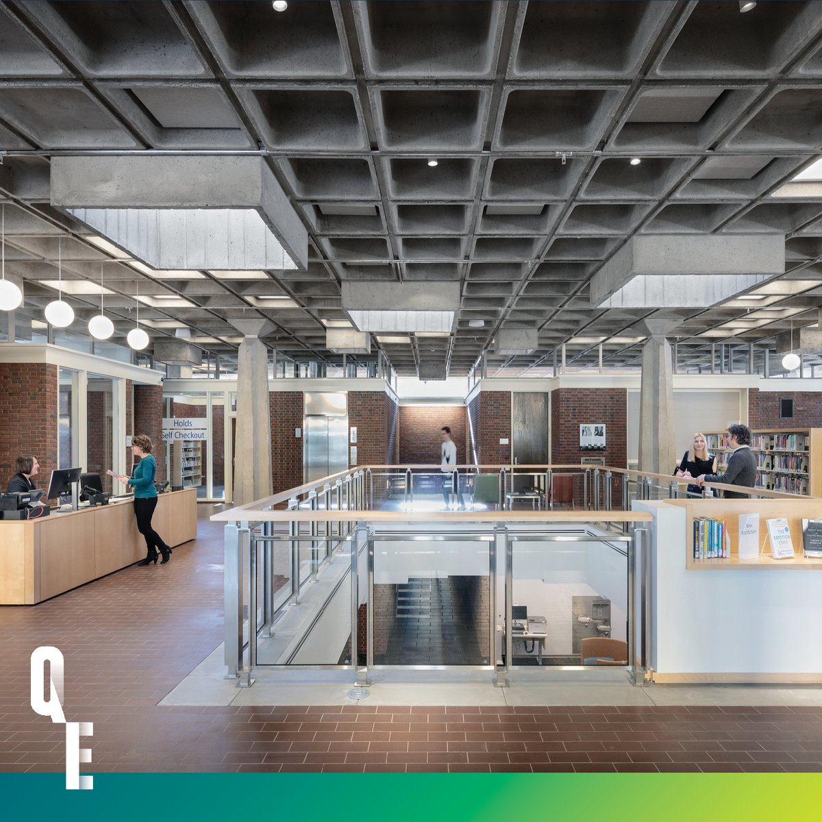 QuinnEvansQE's tweet photo. Did you hear the news? The Arvonne Fraser Library is one of @BusinessMN's Top Projects of 2019! Congratulations to the project team! @hclib #PreservationMonth #thisplacematters #topproject #brutalist #midcenturymod #modernlibraries https://t.co/BJrRhdU7Bm