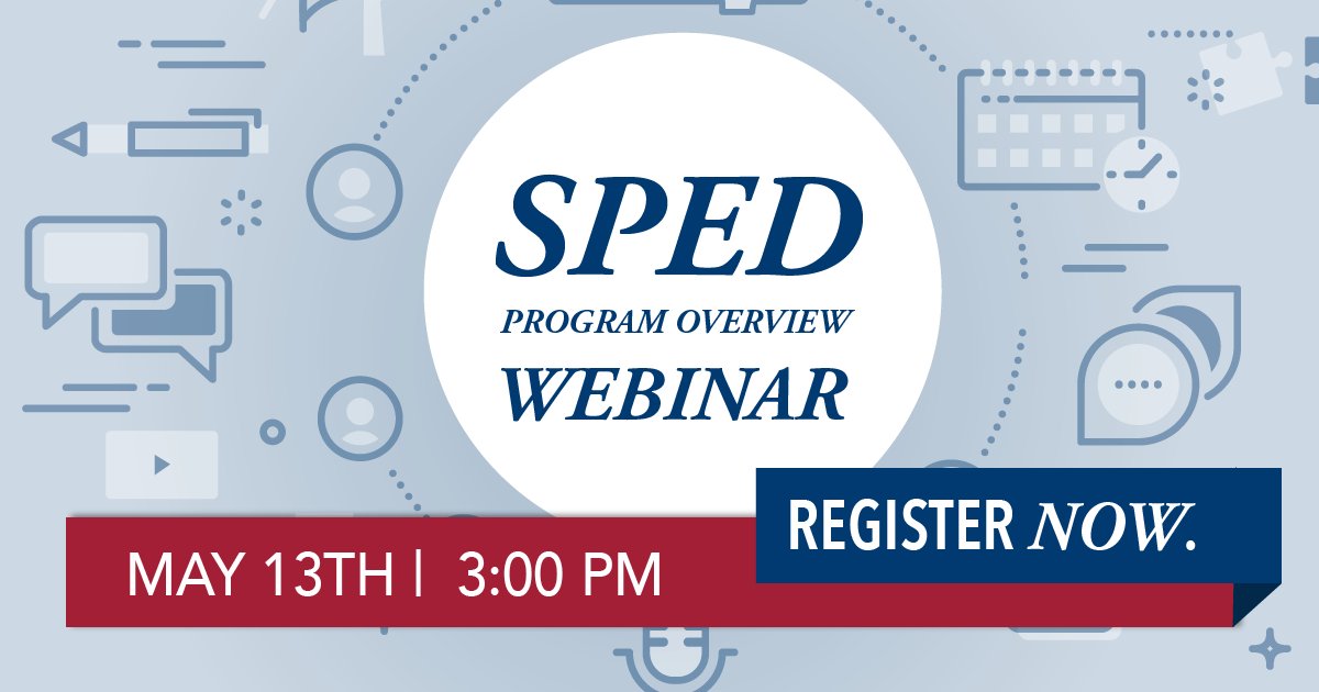 Becoming a Special Education Teacher (SPED) is the best of both worlds. The demand for SPED teachers continues to grow, which is why their salaries do too. Register for our webinar to learn how you can jumpstart your future career as a SPED teacher today: bit.ly/2AnEnWl