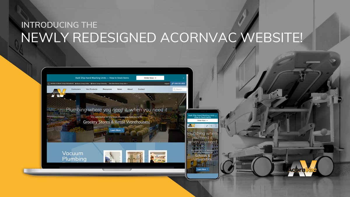 AcornVacInc's tweet photo. Have you seen our new website? The sleek new design &amp; improved speeds make it easier than ever to learn why vacuum #plumbing is cost-effective &amp; #ecofriendly—an ideal solution for both new #construction &amp; renovation! #sustainability #waterefficiency

 https://t.co/KaKEPdElL5 https://t.co/zd1H7WCFUu
