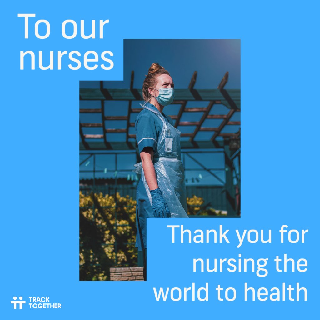 TrackTogether's tweet photo. Happy #InternationalNursesDay! Now couldn't be a more appropriate time to celebrate the hard work nurses all over the world are doing. Tag a nurse for whom you are grateful &amp; take our survey to help ease the pressure on our healthcare workers! https://t.co/ILGsj3ouEc #covid19 https://t.co/7S66hrA0v9