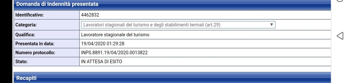 Simone06592159's tweet photo. #Inpsascolta @INPS_it ho chiamato l'INPS territoriale e mi hanno detto che è stata respinta per mancanza di stagionalità anche se sono uno stagionale come foto dimostra, sul sito risulta in attesa. @INPS_it potete darmi delle spiegazioni ho i requisiti. https://t.co/RnIZM9DVdE