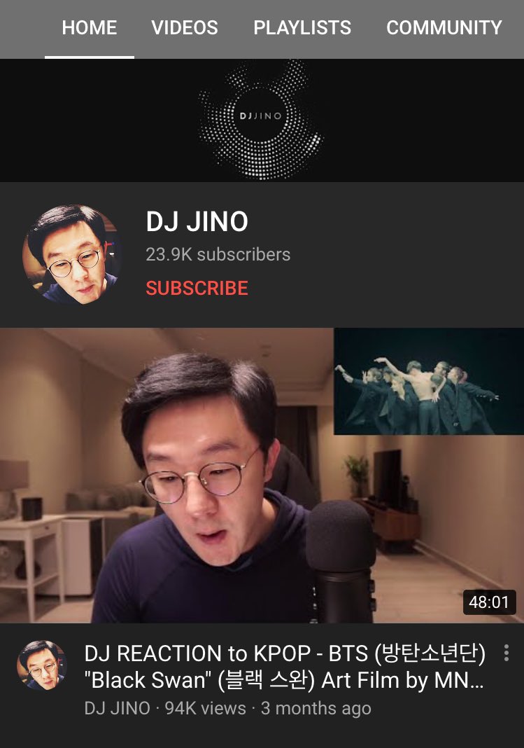 this person uploaded a video where he called prom!se “forced and bad” and he said it multiple times in a very mocking way, this is not criticism but straight up an !nsult to j/m’s hard work. don’t give him any attention & just block.  https://twitter.com/jinoreacts - G