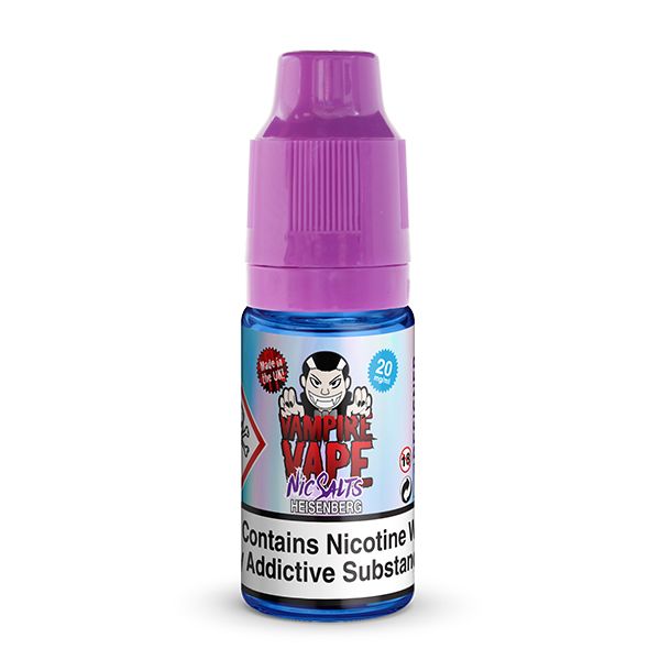 eliquidworld's tweet image. Vampire Vape Heisenberg 'Nic Salts' now in stock:

Get any 3 for £9 - eliquidworld.co.uk/heisenberg-nic…

#eliquid #vape #vaping