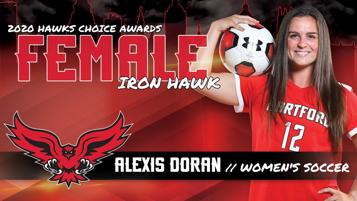 HartfordHawks's tweet photo. Congratulations to our #HawksChoiceAwards Female Iron Hawk Award winner... Alexis Doran from @hartfordwsoc ‼️⚽️🏋🏼

#HawksChoiceAwards | #CapitalCityTeam https://t.co/37NCzohqYd
