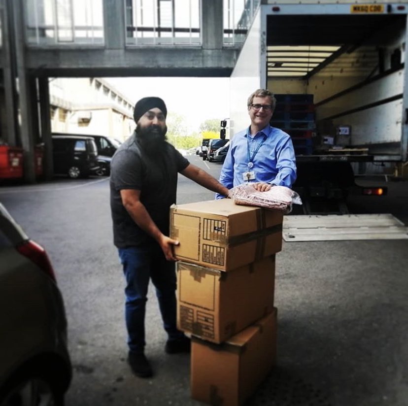 Inspired By Hope are a team of volunteers helping to source PPE &amp; deliver meals to those who need them. This is a recent delivery of free medical grade scrubs to Northwick Park Hospital, manufactured by <a href="/somescreation/">So-Mes Creation</a> 
SOS Supplies are proud to have facilitated this ❤️