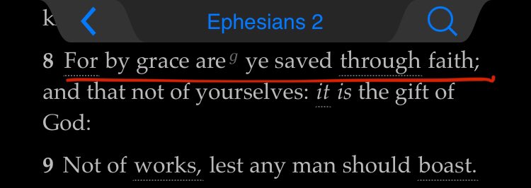 And so there are ramifications in which the Bible says:“Ye are saved” - it begun & you’re in it (our faith)But there are also ramifications in which it says:“We shall be saved” - it will be consummated in you when Jesus comes (our hope).