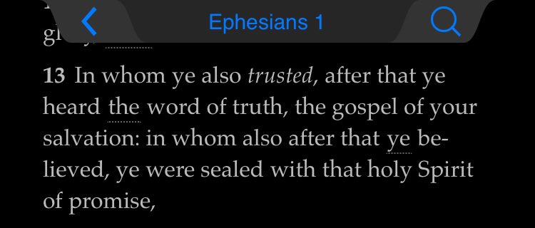 And so there are ramifications in which the Bible says:“Ye are saved” - it begun & you’re in it (our faith)But there are also ramifications in which it says:“We shall be saved” - it will be consummated in you when Jesus comes (our hope).