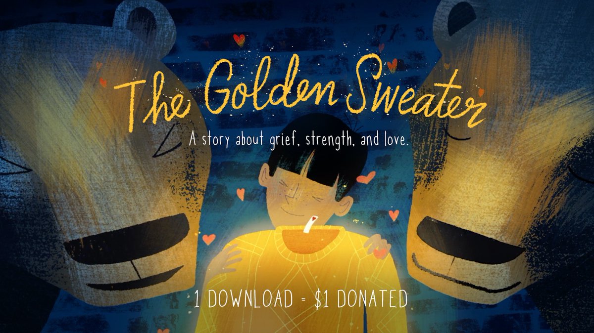 ’The Golden Sweater’ is a story from  <a href="/NewYorkLife/">New York Life</a> Foundation to help families cope with loss. For every download of the book, the #NYLFoundation will donate $1 to us and other orgs that support grieving children. #TheGoldenSweater 

Download here:bit.ly/3cDo3z7