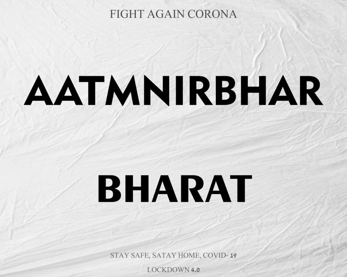 Krunal83522816's tweet image. #GoLocal 
#bevocal
#standforunity 
#StayHome 
#StayHomeStaySafe