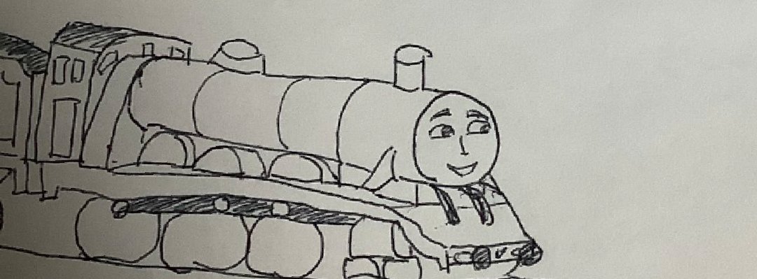茶々丸爽太郎 551 Confucius トーマスの正面絵いいですね 僕はどうしても顔が上手く書けないんです 三だいの機関車は五年前の原画展で見た絵の一枚がそんな感じだったような エドワードと客車の車輪の大きさが小さければ完璧に思います T