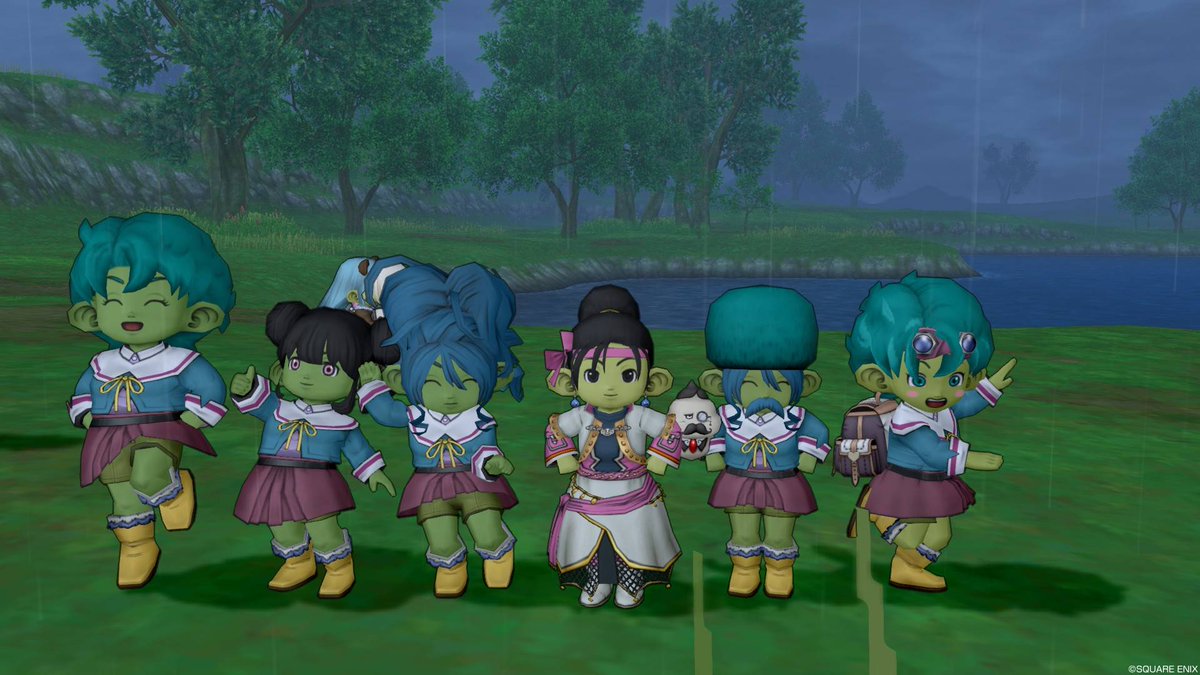 まよ Dqx どわちゃん集会 キリカ草原のところはずっと雨降ってたけど いろいろ混ぜてもらいました たのしかったです Dqx Dq10 ドワ子集会